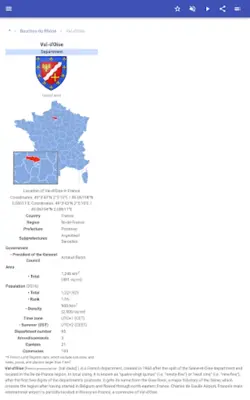 Departments of France android App screenshot 2